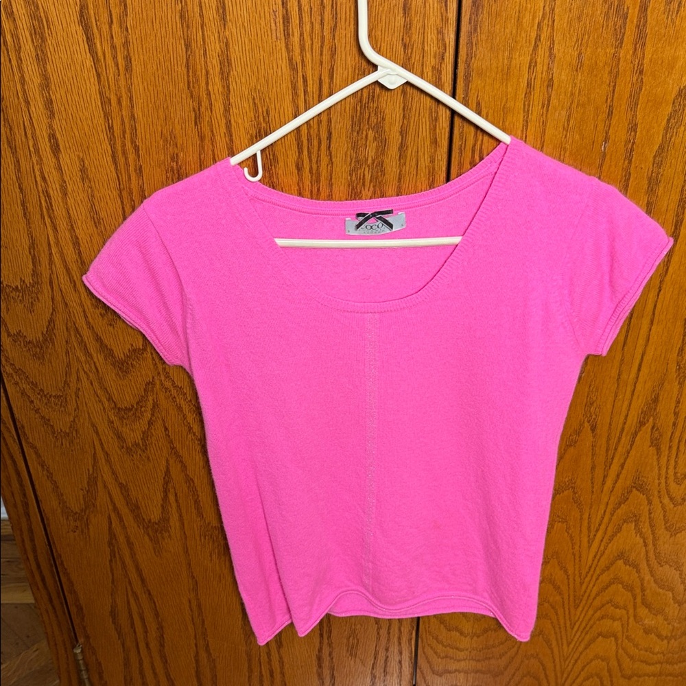 Vibrant Pink Short Sleeve Women's Tee